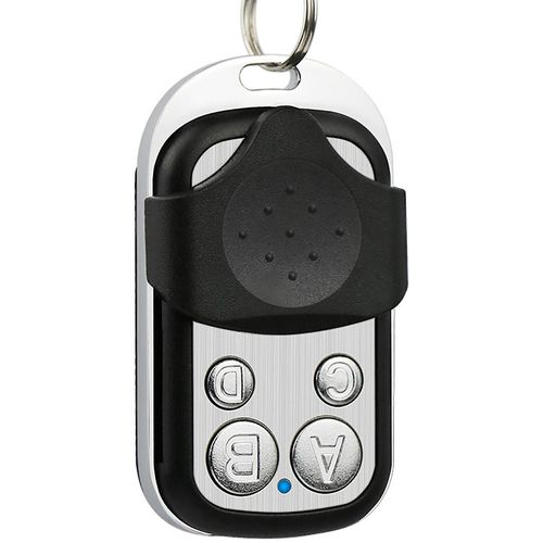 Porte de garage Télécommande Clé Métal 4 Boutons Sans Fil Fob Mini Clé pour Véhicules Électriques Automobiles 433MHZ