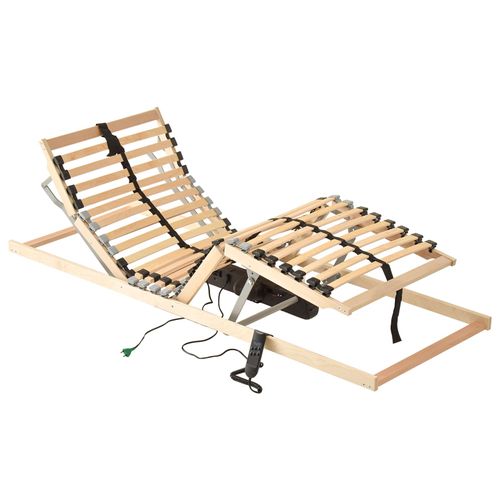 Vidaxl Base De Lit À Lattes Électrique Avec 26 Lattes 7 Zones 80x190 Cm