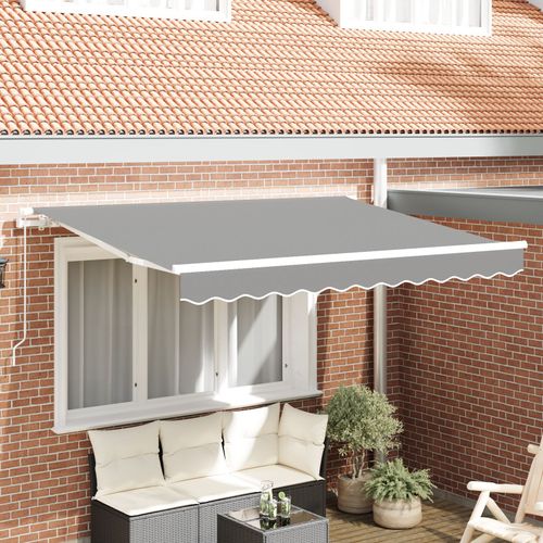 Vidaxl Cadre D'auvent Rétractable À Fonctionnement Manuel 3x2 M En Métal