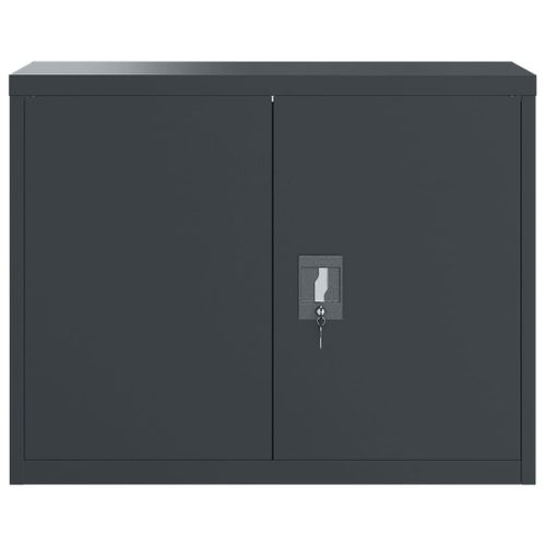 Vidaxl Classeur Anthracite 90x40x70 Cm Acier