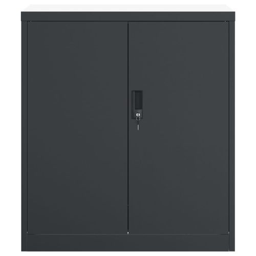 Vidaxl Classeur Anthracite 79x40x90 Cm Acier