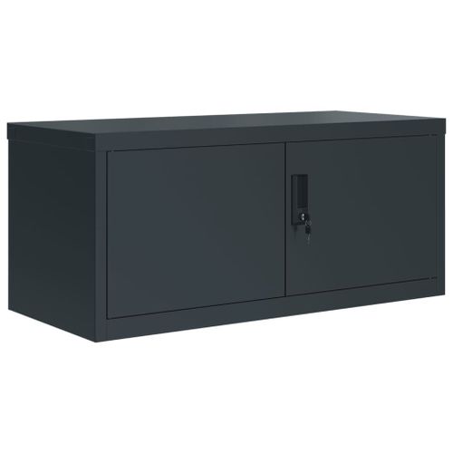 Vidaxl Classeur Anthracite 90x40x240 Cm Acier