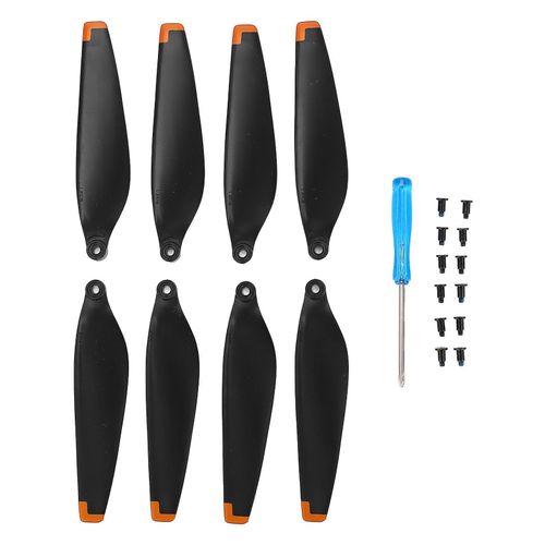 Hélices De Drone Pour Mini 3 Rc Drone Wing Pales Accessoires Hélices De Remplacement Orange Edge-Générique