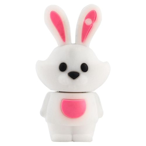 Clé USB de dessin animé 2.0 Clé USB Lapin Poupée Portable Memory Stick U Disque Accessoire64 Go