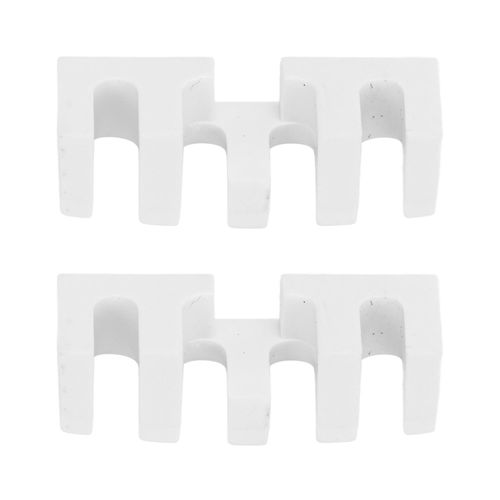 2pcs Badminton Cordage Raquette Épandeur De Charge Intégré Livres Élevées Raquette Charge Adaptateur Protecteur Outil De Ficellement Blanc