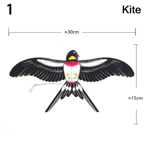 Cerf-Volant Aigle En Plastique Transparent, Ligne De Cerf-Volant, Grand Oiseau Volant Aigle, Cadeau De Dessin Animé Pour Enfants, Jouet De Bricolage, Sports De Plein Air, 30 M