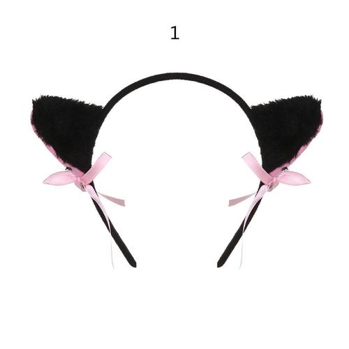 Bandeau D'oreille De Chat En Peluche Pour Filles, Jolies Bandes De Sauna D'oreille De Chat, Épingles À Cheveux En Fourrure, Costume De Cosplay D'anime, Pinces À Cheveux