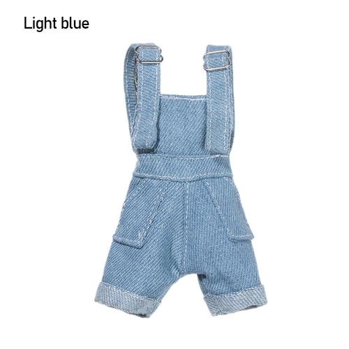 Vêtements Pour Poupées De 29cm, T-Shirt Blanc Et Bleu, Pantalon À Bretelles En Denim, Adapté À La Maison De Jeu, 1/6