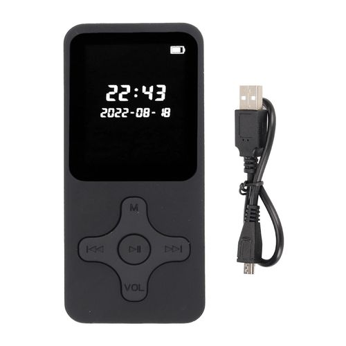 MP3 MP4 Lecteur Bluetooth 5.0 Ultra Mince Numérique LCD 1,77 Pouces Écran HD Haut-Parleur FM Radio Portable HiFi Lecteur De Musique Sans Carte Mémoire