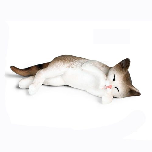 Modèle De Chat Endormi Réaliste Pour La Décoration Intérieure, Figurine De Chatons, Jouet De Jardin Nickel É, Micro Paysage Pour Enfants, Cadeau De Nition