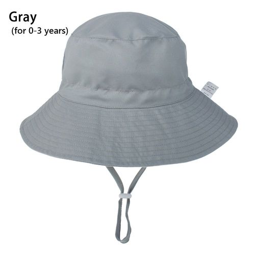 Chapeau D'été Pour Bébé, Protection Contre Les Uv, Avec Sangle De Menton Réglable, Pour Filles Et Garçons, Chapeau De Plage, Couvre-Cou, Casquette Pour Enfants De 0 À 8 Ans