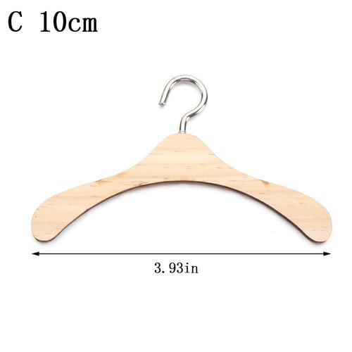 C-Porte-Écharpe Pour Vêtements En Bois Pour Filles, Mini Beurre, Vêtements T1, Sac À Main De Poupées, Cintres, Accessoires De Maison De Courses De Bricolage, Cadeau