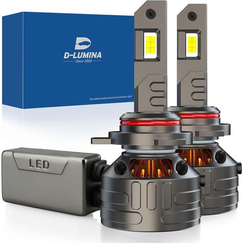 Ampoule 9012 Hir2 Led Voiture Anti Erreur Canbus 160w 30000lm - Chip Cps 6500k 500% Génial,Refroidissement Par Tube De Cuivre Épais¿2 Pièces[Den5284868]