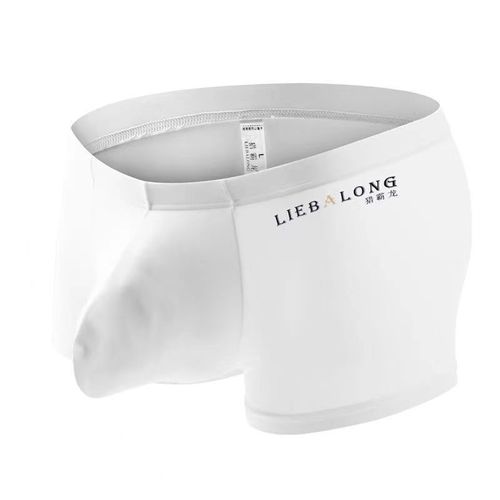 Long Renflement U Poche Sexi Sous-Vêtements Sexy Caleçons Elephone Nez Boxeurs Hommes Doux Confort U Convexe Lisse Shorts Glace Soie
