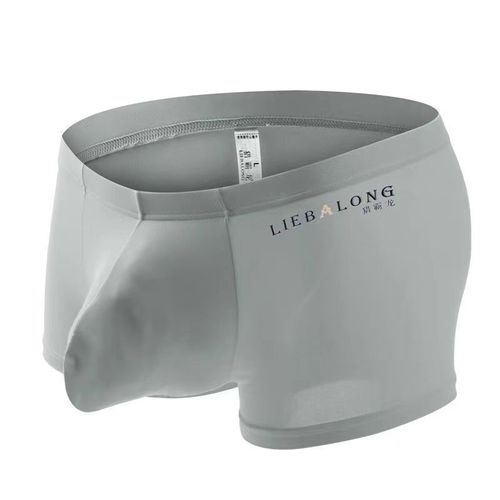 Long Renflement U Poche Sexi Sous-Vêtements Sexy Caleçons Elephone Nez Boxeurs Hommes Doux Confort U Convexe Lisse Shorts Glace Soie