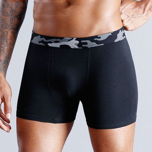 Boxers Imprimés En Coton Pour Sous-Vêtements Pour Hommes,Caleçons Et Caleçons Sexy Pour Hommes,Grande Taille,Marques Calecon Pour Hommes