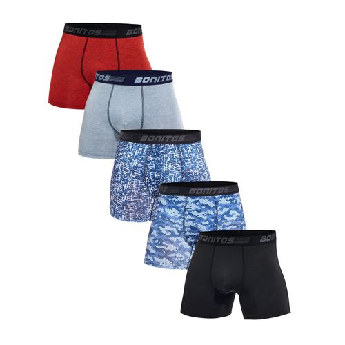 5 Pièces Pack 2025 Hommes Culottes Polyester Sous-Vêtements Mâle Marque Boxer Et Caleçons Pour Homme Lot Luxe Ensemble Sexy Shorts Cadeau Slip
