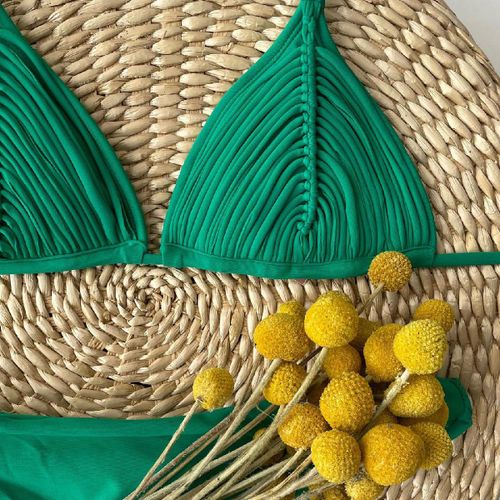 Seaural 2024 Bikini Brésilien Bandeau Rayures Maillots De Bain Maillot De Bain Pour Femme Deux Pièces Ensemble Femme Sexy Mujer Maillots De Bain Été
