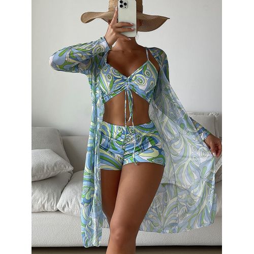 Maillot De Bain Deux Pièces Séparé,Tankini,Pour Femmes,Vêtements De Plage,Piscine,Pour Filles,2024