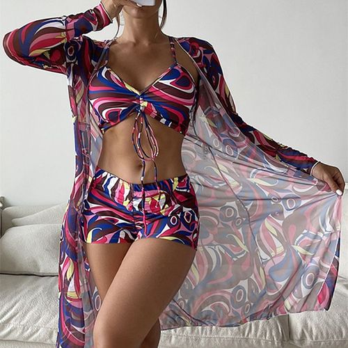 Maillot De Bain Deux Pièces Séparé,Tankini,Pour Femmes,Vêtements De Plage,Piscine,Pour Filles,2024