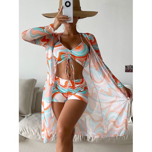 Maillot De Bain Deux Pièces Séparé,Tankini,Pour Femmes,Vêtements De Plage,Piscine,Pour Filles,2024
