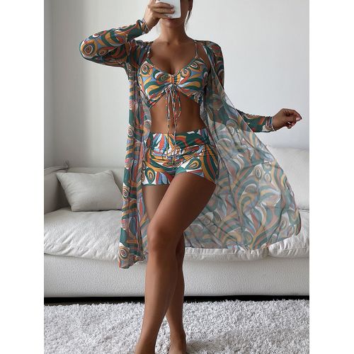 Maillot De Bain Deux Pièces Séparé,Tankini,Pour Femmes,Vêtements De Plage,Piscine,Pour Filles,2024