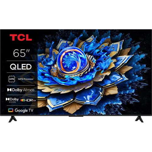 TCL 65T69C 65" (165 cm) QLED, Direct LED TV, 4K HDR TV, Smart Google TV (Dolby Vision & Atmos, Game Master, Motion Clarity, Compatible Google Assistant & Alexa)