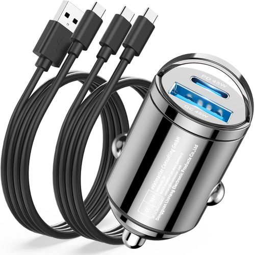 Shiba-90w Chargeur Allume Cigare Usb C Rapide, [Pd45w&qc45w] Mini Chargeur Voiture Usb C Adaptateur Prise Allume Cigare Usb C Char[1