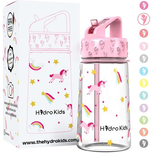 Shiba-Bouteille D'eau Avec Paille - 400 Ml Sans Bpa - Pour L'école, Les Voyages, Le Sport - Anti-Fuite - Pour Filles, Garçons, Enf[5
