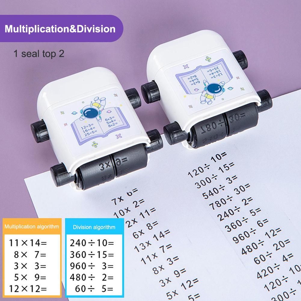 Roue De Tampon 2 En 1, Division De Multiplication, Style Rou... - 2