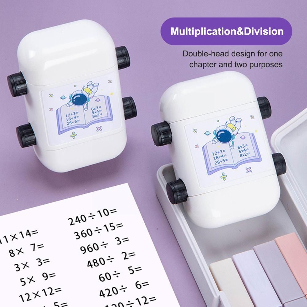Roue De Tampon 2 En 1, Division De Multiplication, Style Rou... - 3