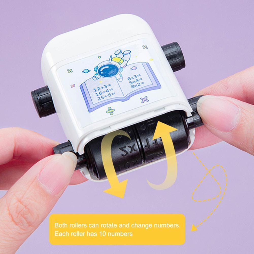 Roue De Tampon 2 En 1, Division De Multiplication, Style Rou... - 4