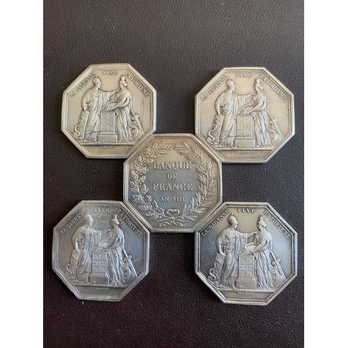 Medaille / Jeton - Banque De France An V I I I - Argent