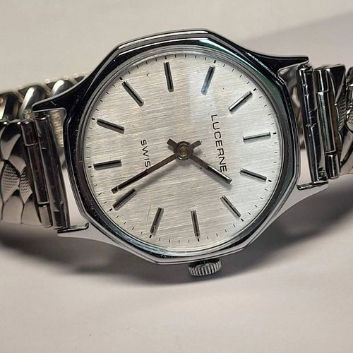 Montre Vintage Watch Lucerne 17 Jewels Mechanical Originall Swiss