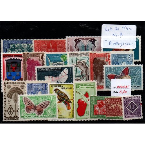 Lot Timbres De Madagascar Neufs (1460325)