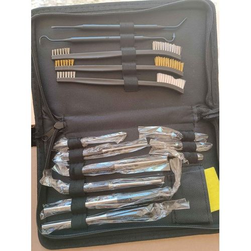 🛠¿ [Neuf] Kit De Nettoyage 15 Pièces (Pinceaux, Poinçons, Brosses Métalliques)