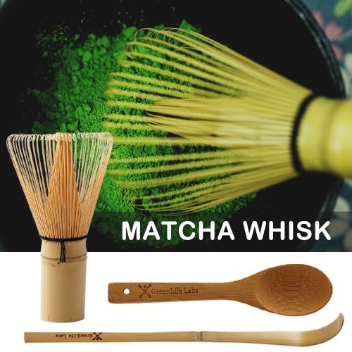 Ensemble D'outils Pour Le Thé Matcha, Fouet Traditionnel Fabriqué En Bambou Durable, Accessoires Pour Thé, 3 Pièces