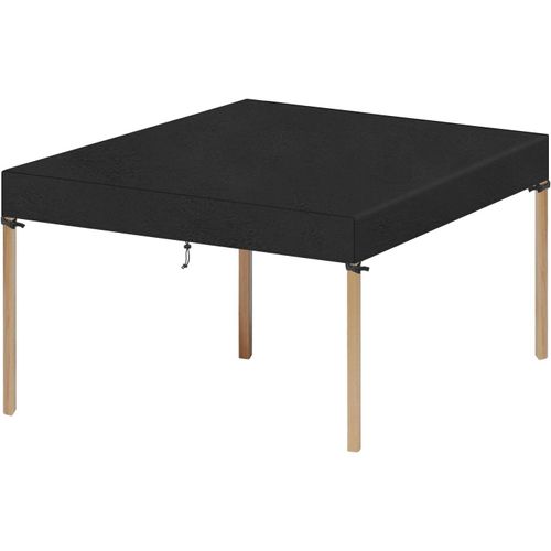 Huag-Housse Protection Table De Jardin Plateau Housse Table De Jardin Housse De Protection Salon De Jardin Bache Pour Table De Jardin Protege Table Exterieur Impermeable Anti Uv 140x140x15cm
