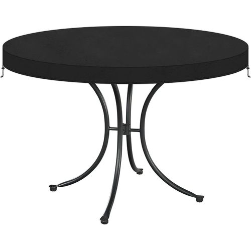 Huag-Housse Plateau Table Jardin Housse Protection Table De Jardin Extérieure Bache De Protection Exterieur Table De Jardin Imperméable Pour Table D'appoint Extérieure Ronde Ø102x10cm