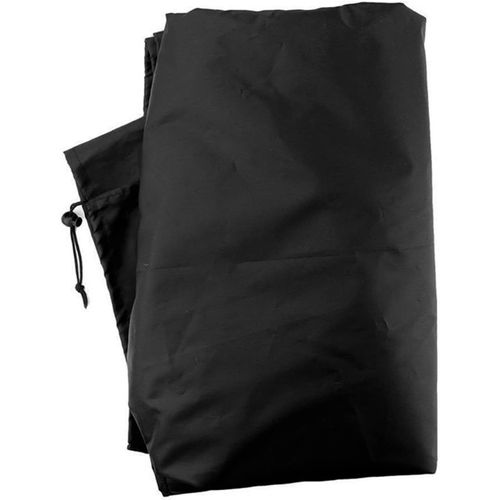 HUAG-Housse de protection pour chaises de jardin pliantes, housse de rangement Oxford imperméable, anti-UV, anti-poussière, pour meubles de jardin, chaise pliante, noir (130 x 30,5 x 99 cm)