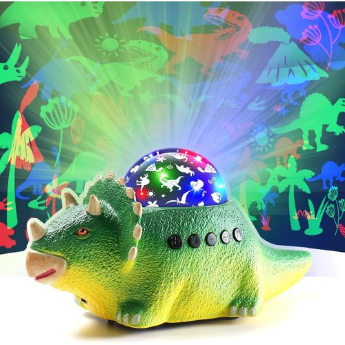 Shiba-Jouet Veilleuse Dinosaure, Lampe Dinosaure Peut Ramper, Veilleuse Dinosaure Etoile Projection Avec 12 Types De Bruit Blanc, [3