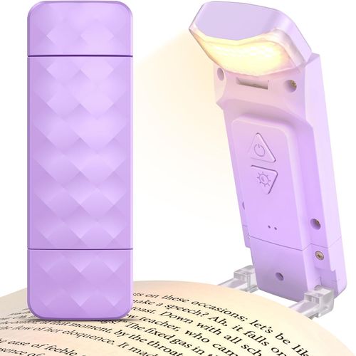 Shiba-Lampe De Lecture, Liseuse Lampe Lecture Pour Lire Au Lit Lampe Livre Lecture Rechargeable 3 Couleurs Protection Des Yeux & 5[5