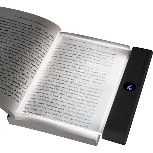 Shiba-Lampe De Livre Plate, Panneau De Lampe De Lecture À Led, Pour Lecture De Nuit Au Lit, Lampe De Page De Livre, Protection Des[4