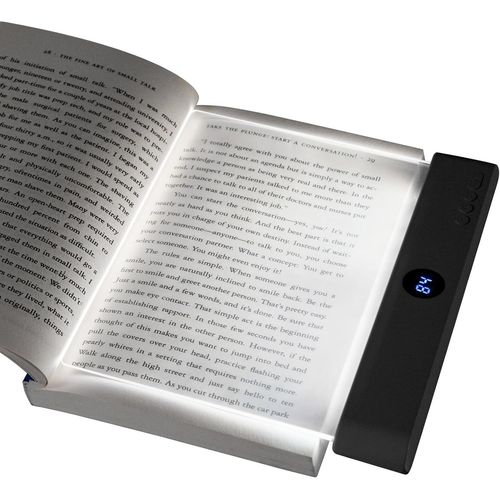 Shiba-Lampe De Livre Plate, Panneau De Lampe De Lecture À Led, Pour Lecture De Nuit Au Lit, Lampe De Page De Livre, Protection Des[4