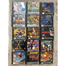 Lot 15 Jeux Ps1 Originaux ¿ Crash Bandicoot, Resident Evil, Tekken Etc. Testés Et 100% Fonctionnels