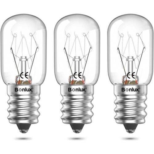 Ampoule Four 25w 300 Degré Petite Ampoule Lampe Cristal De Sel Himalaya Ampoule Petit Culot À Vis E14 Dimmable Ampoule Remplacement Led Pour Frigo Refrigerateu Machine Coudre 220-2[Den5281017]