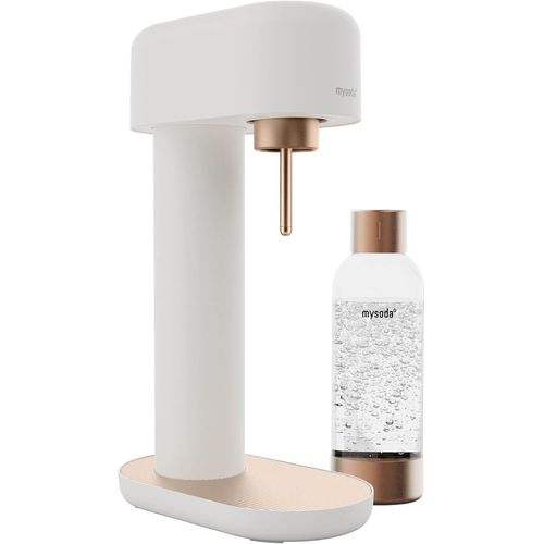 Ruby 2 Machine À Eau Pétillante Design Avec Une Bouteille D'Eau En Pet (Sans Cylindre De Co2) - Blanc-Cuivre[MIN5280828]