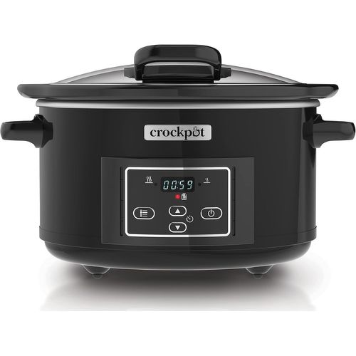 Crockpot Mijoteuse Électrique Programmable | 4,7L (4-5 Personnes) | Noir [Csc052X][MIN5281100]