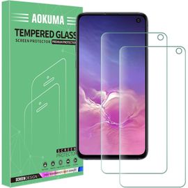 Samsung Galaxy S10e Verre Trempé,[Lot De 2] Verre Trempé Samsung Galaxy S10e[0.26mm][Extreme Résistant Aux Rayures] Facile Installation Film Protection Écran[Compatible11412]
