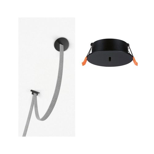 Uline Accesso Couverture D'encastrement Noir Aluminium
